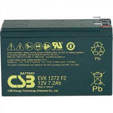CSB XTV1272F2 Battery -  12 Volt 7.2Amp Hour