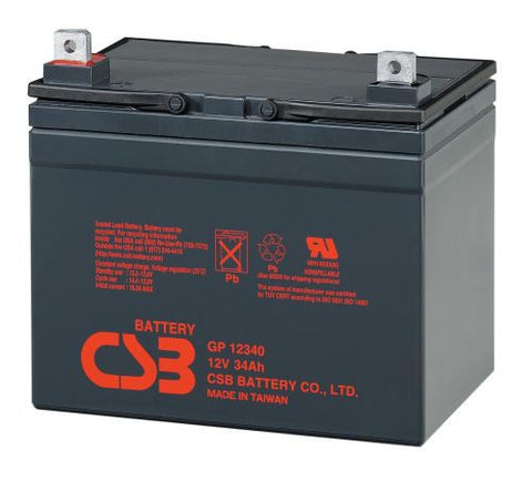CSB GP12340 Battery - 12 Volt 34Amp Hour