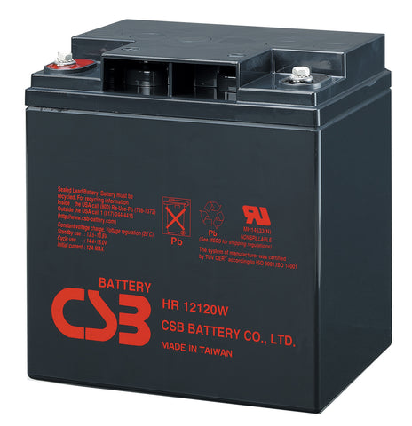 CSB HR12120WFR Battery - 12 Volt 120Watts/Cell 30Amp Hour