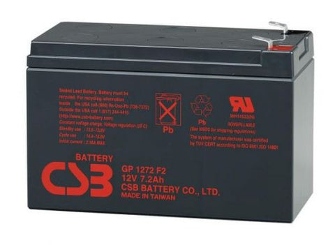 CSB GP1272F1 Battery - 12 Volt 7.2Amp Hour