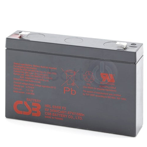 HRL634W CSB HRL634W Battery - 6.0 Volt 34Watts/Cell 9.0Amp Hour